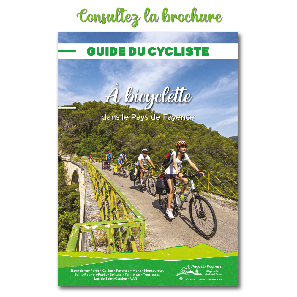 Guide cycliste pour l'Office de Tourisme Intercommunal du Pays de Fayence