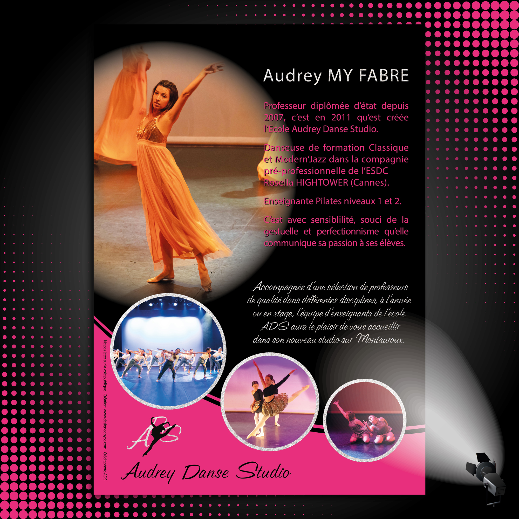 Flyer pour Audrey Danse Studio