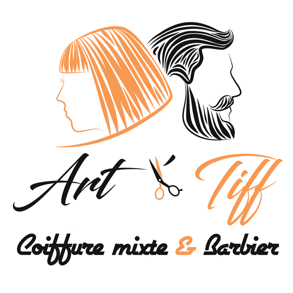 Logo pour Art'Tiff coiffure mixte et barbier