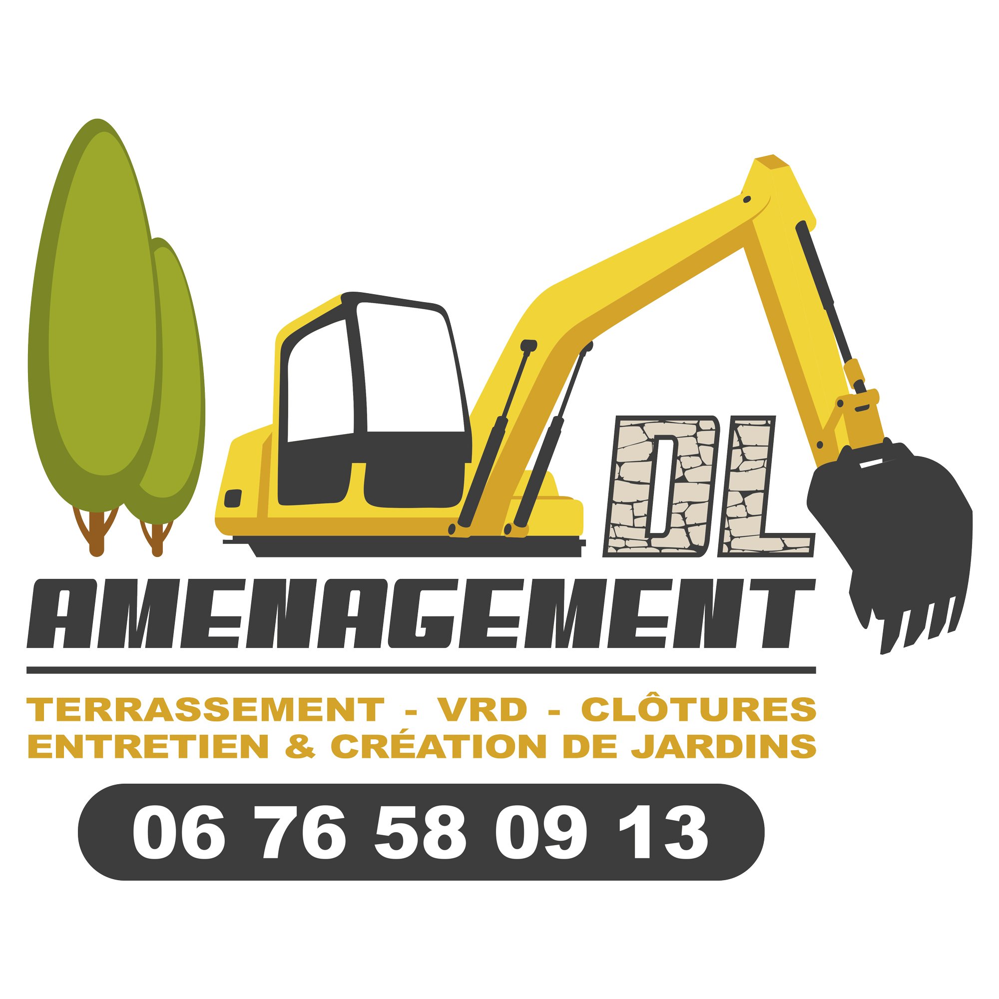 Logo personnalisé pour logo_DL Amenagement