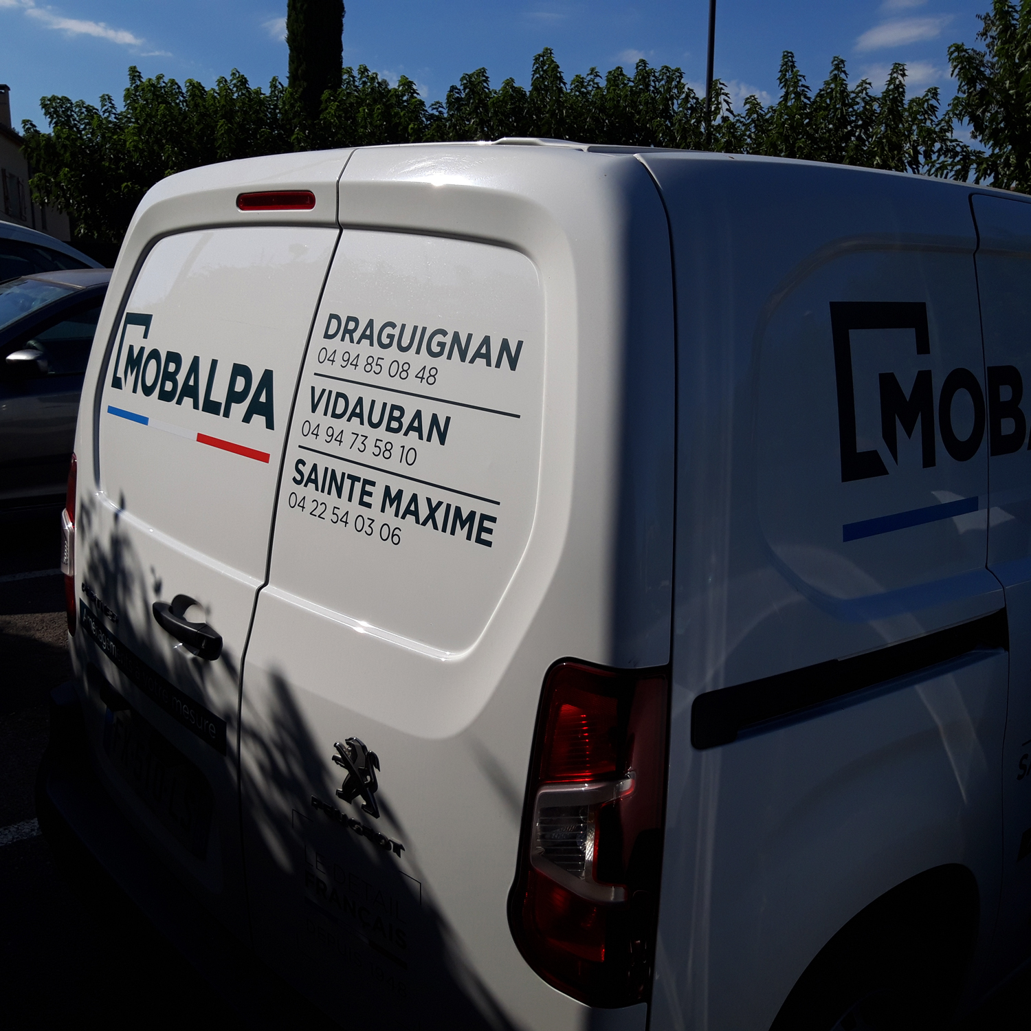 Marquage véhicule pour Mobalpa Draguignan