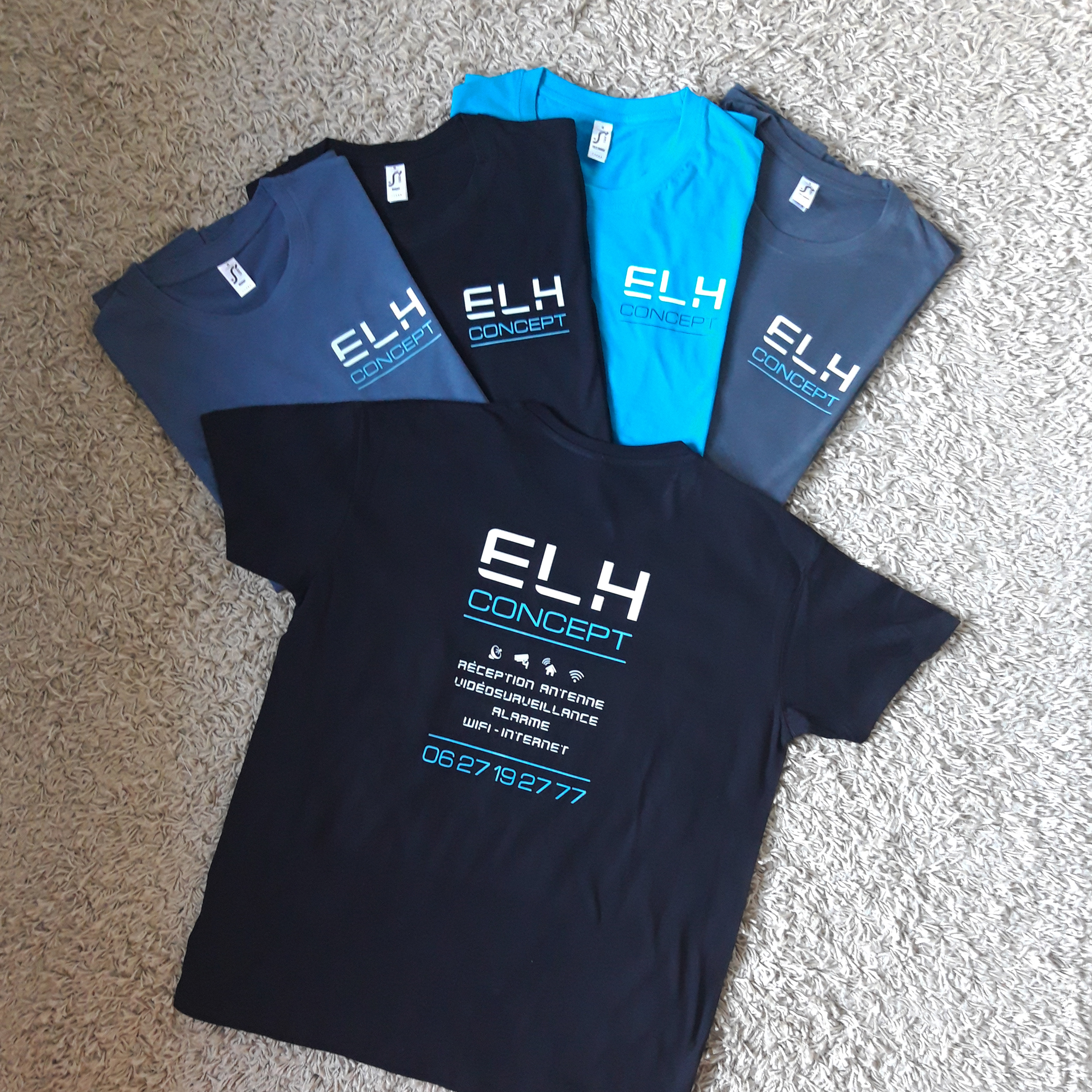 T-shirts personnalisés pour ELH Concept