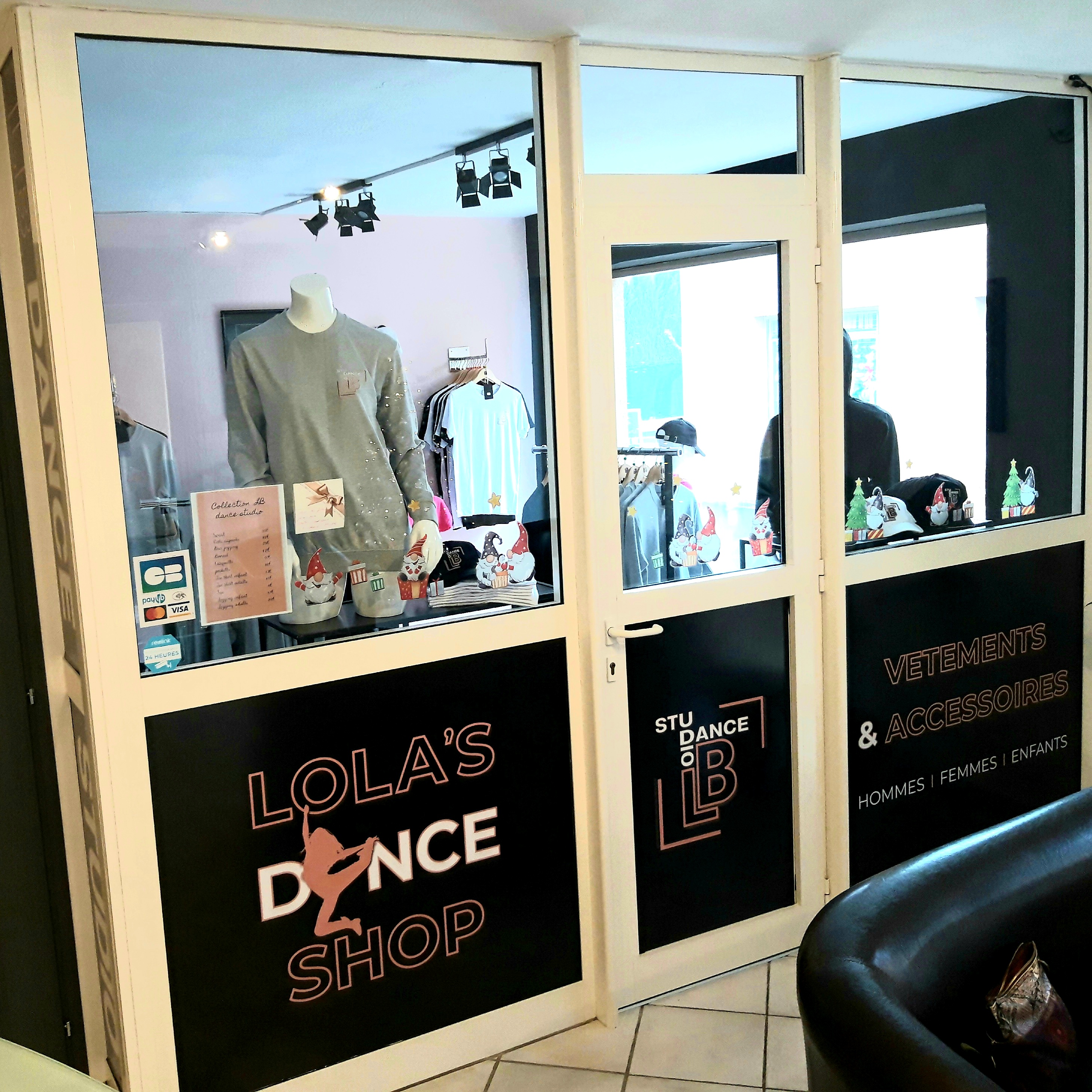 Marquage pour la boutique LB Dance Studio
