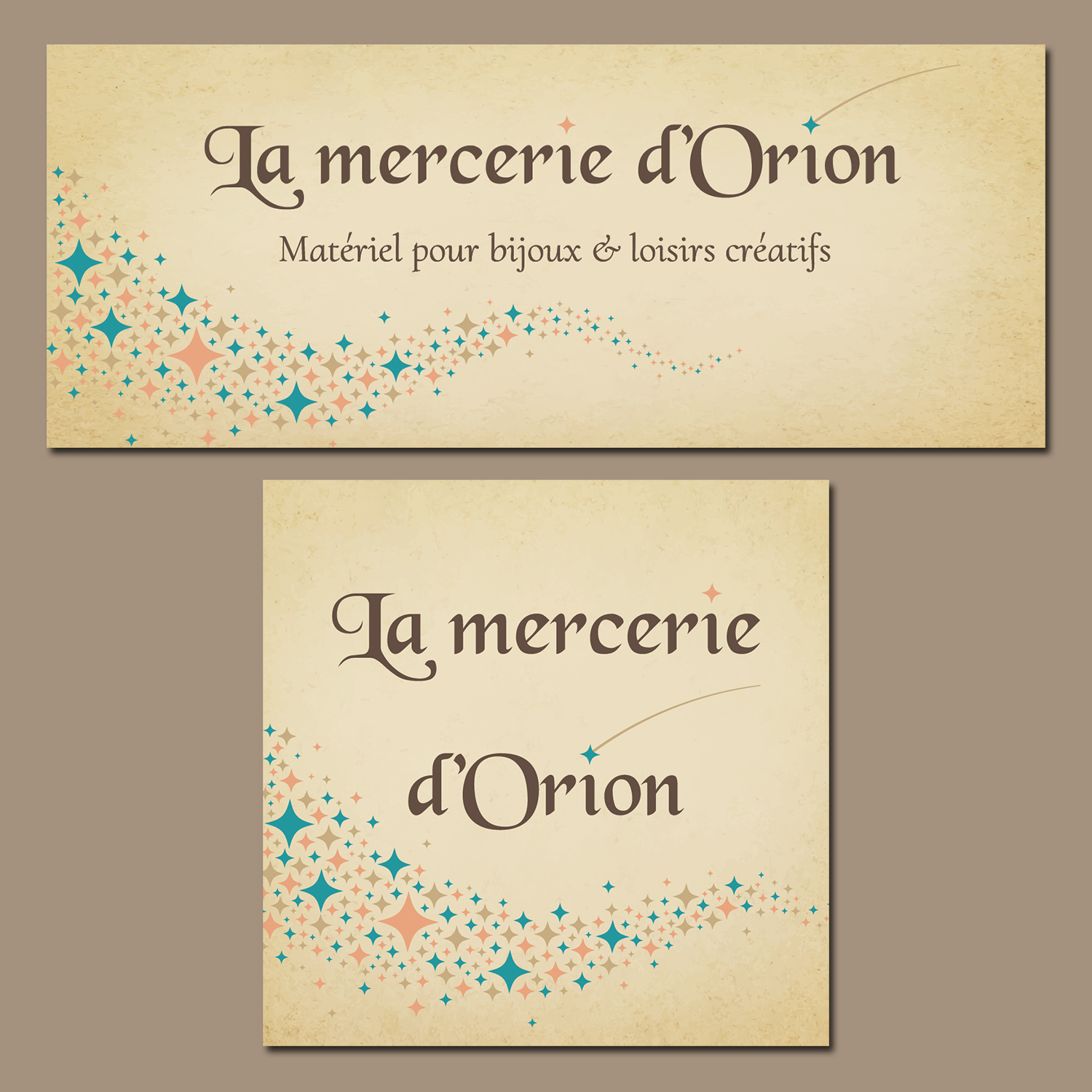 Visuel et bannière pour La Mercerie d'Orion